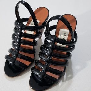 Lanvin Strappy Cage Heels NWOT